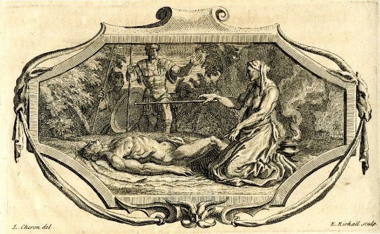 Erichtho reanimating the corpse. British Museum